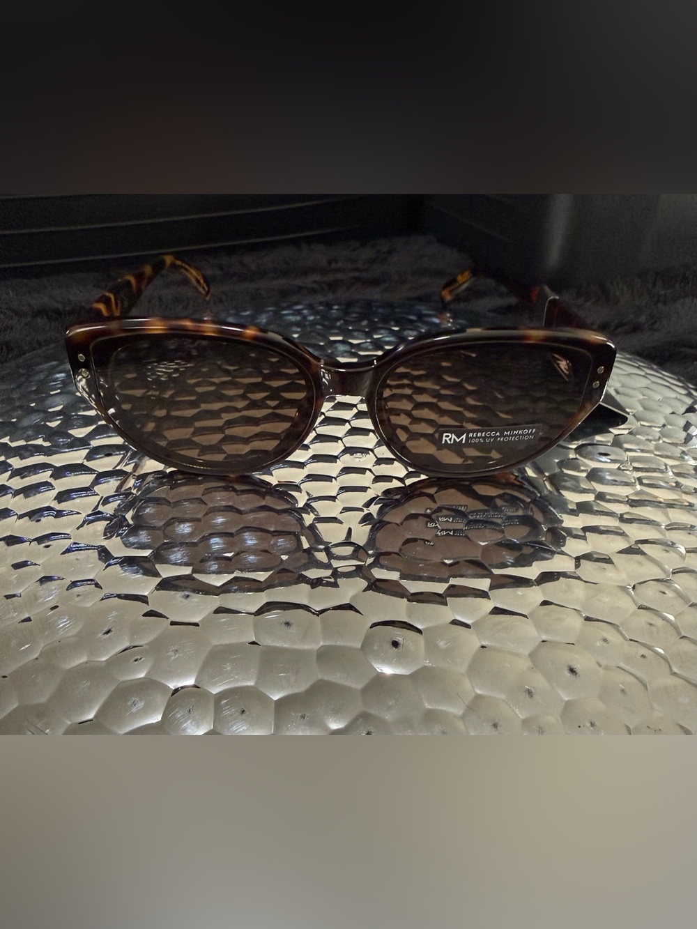 Rebecca Minkoff Soraya Cat-Eye Brown Tortoiseshell Sunglasses